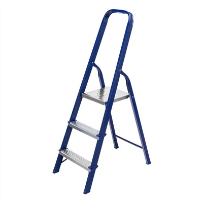 Стремянка, 3 ступени, стальная, Сибртех