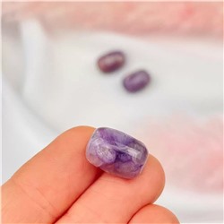 Радуга Самоцветов Бусины для украшений из Чароита (3 шт)
