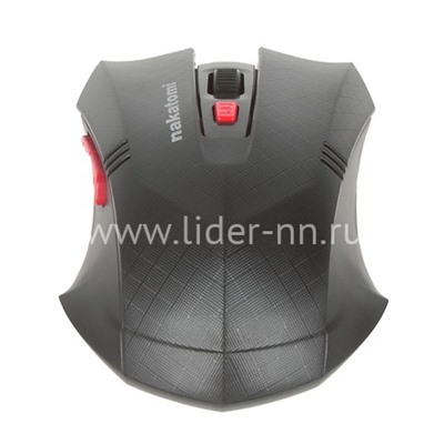 Мышь беспроводная NAKATOMI Navigator MRON-04U 6 кнопок (черная)