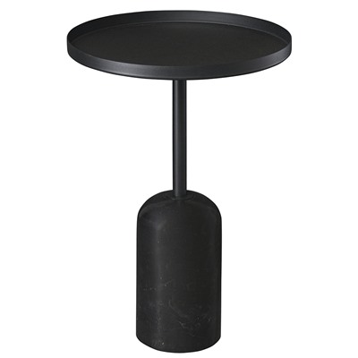 Столик кофейный Lars, Ø40 см, черный