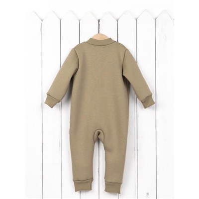 Комбинезон на стопе Baby Boom К381/2-Ф Ёжик светло-оливковый