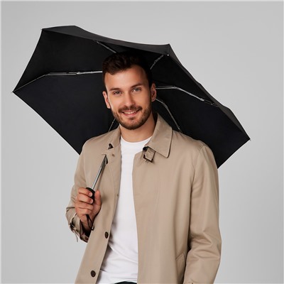 L369-01 Black (Черный) Зонт женский автомат Fulton