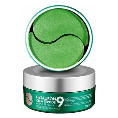 Гидрогелевые патчи для глаз Medi-Peel Hyaluron Cica Peptide 9 Ampoule Eye Patch с пептидами 60 шт