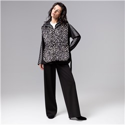 Жилет меховой, Будь в центре (леопард)