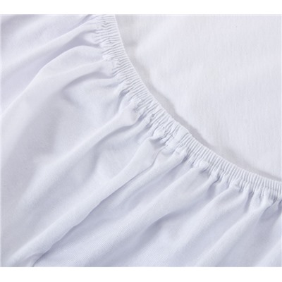 Простыня трикотажная на резинке белый Текс-Дизайн