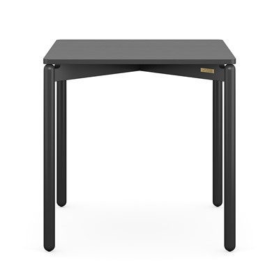 Стол обеденный Saga, 75х75 см, темно-серый