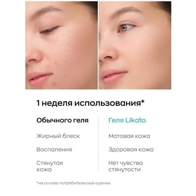 Очищающий гель для умывания с АНА-кислотами, Likato 250 мл