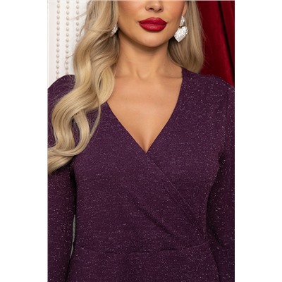 Платье Дыхание ветра (ягодное) П14696-4М