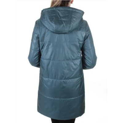 B19108 GRAY/GREEN Пальто демисезонное женское Aikesdfrs