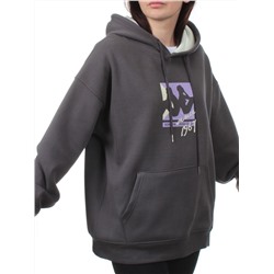 2310PG-19901 GRAY Толстовка женская (100% хлопок)