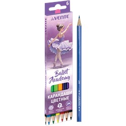 Карандаши 6цв 2М "deVENTE. Ballet Academy" 2,8мм шестигранные 5021535/24/Китай
