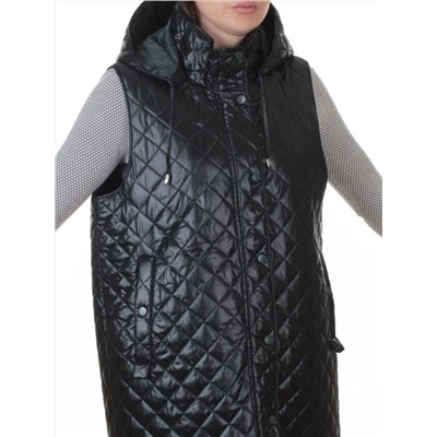 802 DK. GREEN Жилет утепленный женский (50 гр. синтепон)