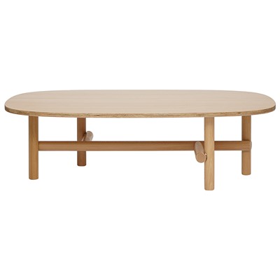 Стол журнальный Ottal, 110х59,5х32 см, бук, бежевый