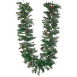 GAEM Гирлянда еловая, 220 веток, 30 шишек, D 36 см, L270 W34 H34 см