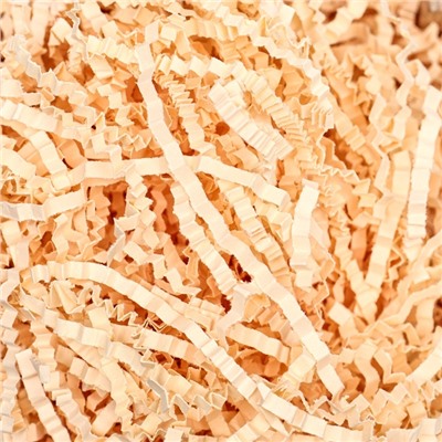 Наполнитель бумажный для подарков, персиковый, 50 г