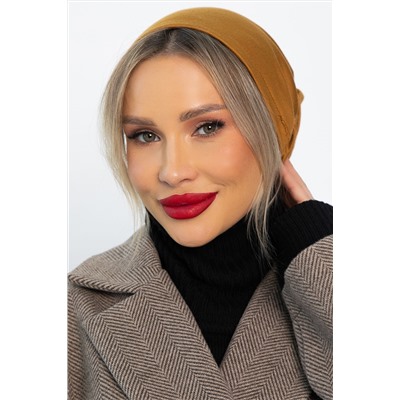 Чалма с резинкой (горчичная) ЧР7-23М