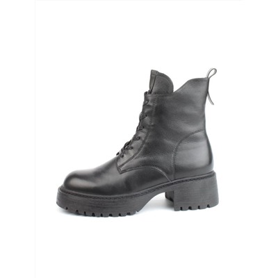 04-M3-1478 BLACK Ботинки зимние женские (натуральная кожа, натуральный мех)