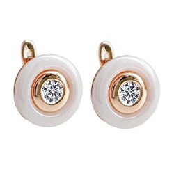 Серьги с керамикой