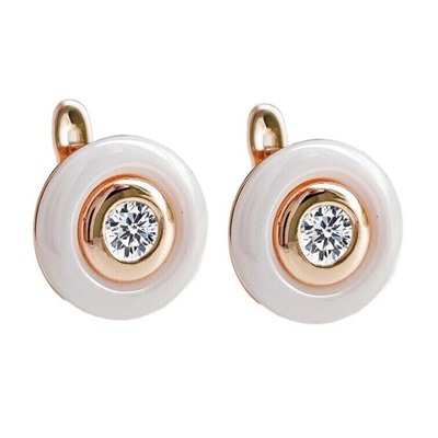 Серьги с керамикой