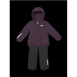 Комплект утеплённый для девочки NIKASTYLE 7м2225 Орхидея серый