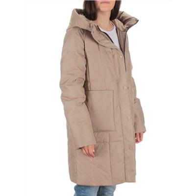 22342 DK.BEIGE Куртка зимняя женская (150 гр. холлофайбера)