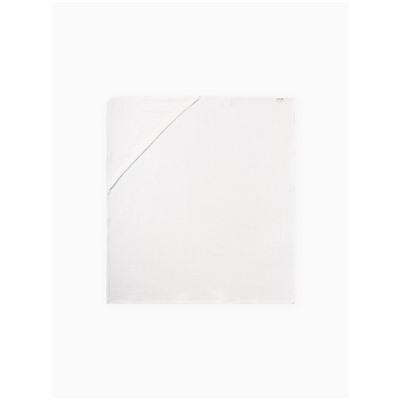 Полотенце - уголок муслиновый Крошка Я, 75×75 см, 100% хлопок, 120 г/м², белый