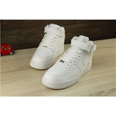 Зимние Nike Air Force из натуральной кожи