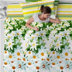 КПБ  бязь Василиса <4323-1 Ромашковый вальс>