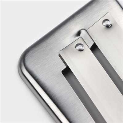 Шинковка Доляна, 30 см, нержавеющая сталь, красная