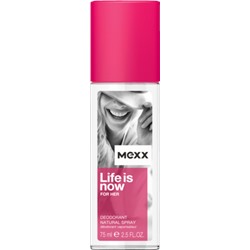 Mexx Life is Now Woman Дезодорант Натуральный спрей, 75 мл