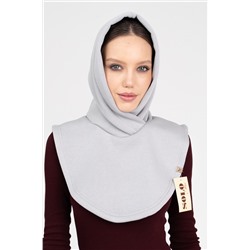 Капор 22-333L17 жемчужно-серый