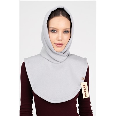 Капор 22-333L17 жемчужно-серый