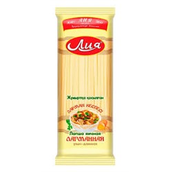 Лия Лапша Лагманная длинная 250гр Яичная