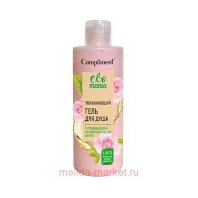 Compliment Ecomania Гель для душа BIO эфирное масло пачули 400 мл 5908