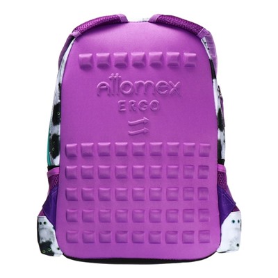 Рюкзак школьный 38×27×17, эргономичная спинка, deVENTE Attomex Basic, Meow Cat, сиреневый, 7033438
