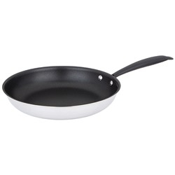 СКОВОРОДА C АНТИПРИГАРНЫМ ПОКРЫТИЕМ "IRON CHEF" AGNESS 28*5.2CM ТЕХНОЛОГИЯ 3-PLY, НЕРЖ.СТАЛЬ 18/10