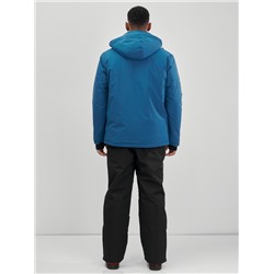 Горнолыжный костюм мужской зимний синего цвета 394S