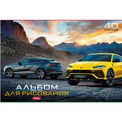 Альбом для рисования А4, 40 листов, на скрепке, «Ассорти», обложка мелованный картон, блок 100 г/м², МИКС