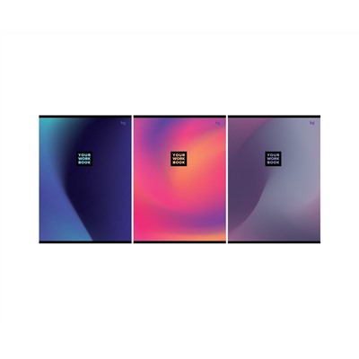 Тетрадь 48л., А4, клетка BG "Monocolor. Gradient"