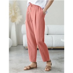 Брюки из плотного лиоцелла