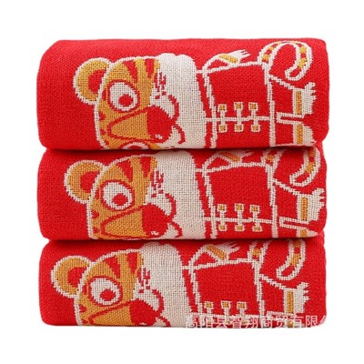 Gauze cartoon children's sweat towel, wholesale