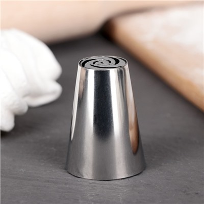 Насадка кондитерская KONFINETTA «Роза», d=3 см, выход 1.8 см, нержавеющая сталь