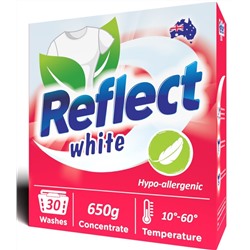 Концентрированный стиральный порошок для белого белья Reflect White, Neon 650 г на 30 стирок