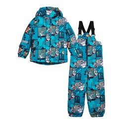 Комплект зимний для мальчика: куртка, полукомбинезон