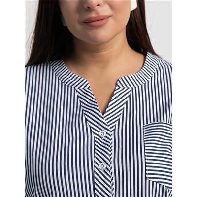 Блуза Азалия (белая/полоска) Б15363-20М