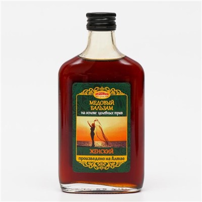 Безалкогольный алтайский медовый бальзам на травах «Женский», 250 мл