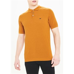 Short Sleeve Textured Cotton Polo Shirt