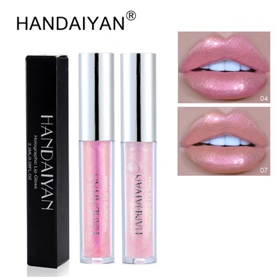 Сияющий блеск для губ HANDAIYAN Holographic Lip Gloss