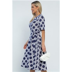 Платье Стиляги (голубое) П13418-16М