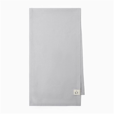 Дорожка на стол Этель Home 40×146 см, светло-серая, 100% хлопок, саржа 190 г/м²